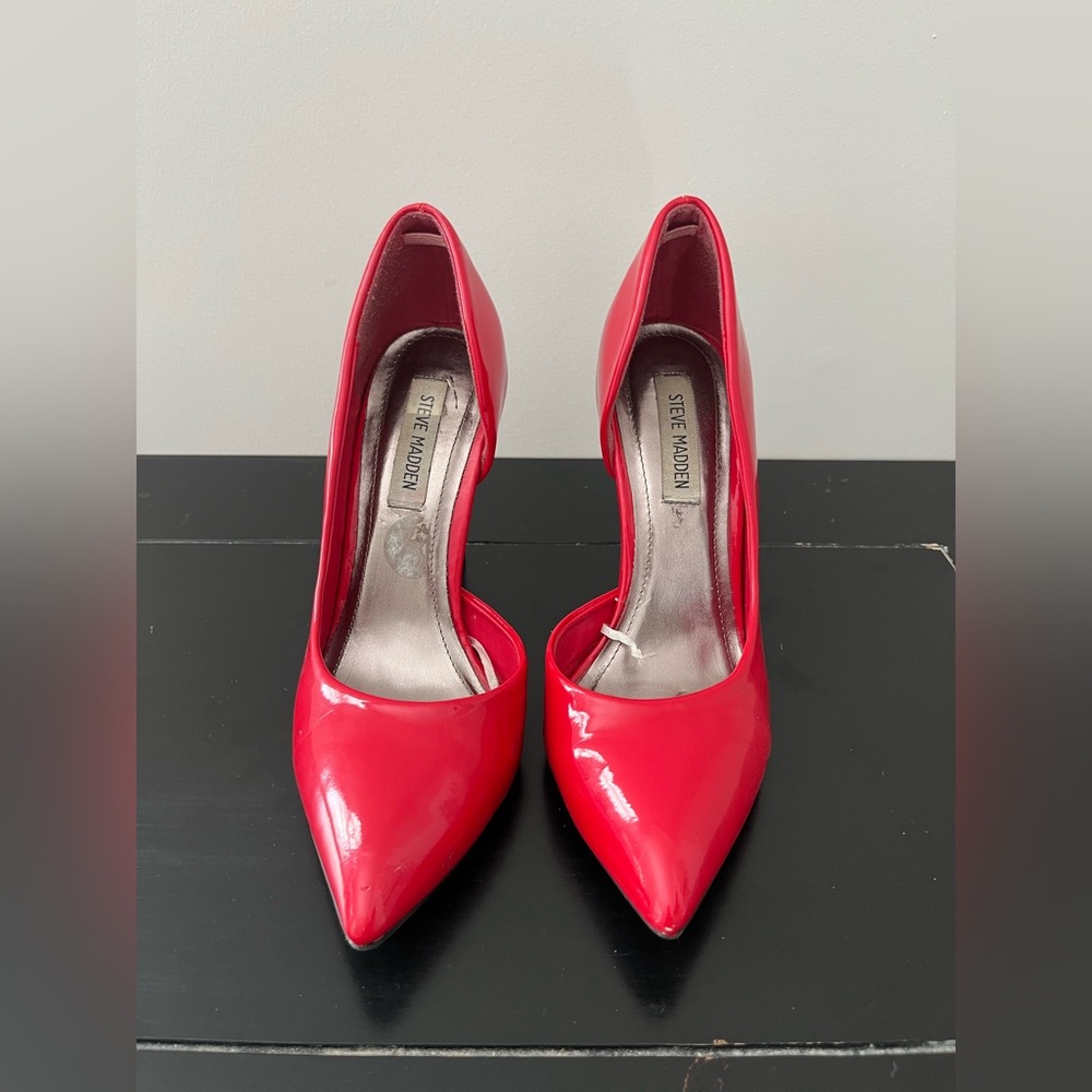 Steve Madden Red Heels Size 9